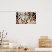 Het ruimtestation Enghien-les-Bains, Frankrijk Poster (Keuken)