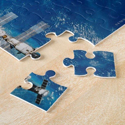 Het ruimtestation legpuzzel (Zijkant)