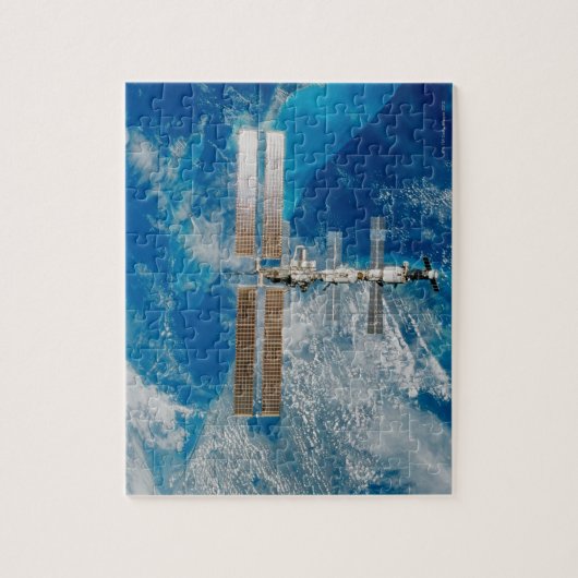 Het ruimtestation legpuzzel (Verticaal)