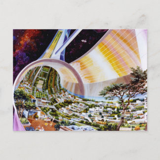 Het Ruimtestation van de ring - de Toekomstige Briefkaart
