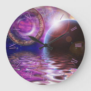 Het ruimtevaartschip van de kolonie grote klok