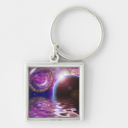 Het ruimtevaartschip van de kolonie sleutelhanger (Voorkant)