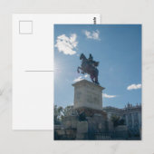 Het ruiterstandbeeld van Filips IV Briefkaart (Voorkant / Achterkant)