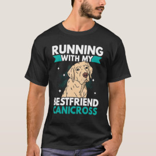 Het runnen met mijn beste vriend Canicross Dog Run T-shirt