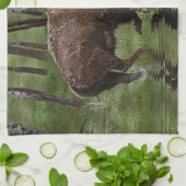 Het runnen van Buffalo & Bos, het Ontwerp van de b Theedoek (Gevouwen)