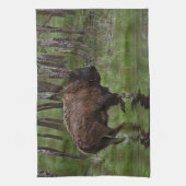 Het runnen van Buffalo & Bos, het Ontwerp van de b Theedoek (Verticaal)