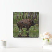 Het runnen van Buffalo & Bos, het Ontwerp van de b Vierkante Klok (Huis)