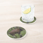 Het runnen van Buffalo & Bos, het Ontwerp van de b Zandsteen Onderzetter (Zijkant)