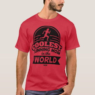 Het runnen van de coolste moeder in de wereldsport t-shirt