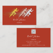 Het runnen van de Instructeur van de Toestand van  Visitekaartje (Voorkant / Achterkant)