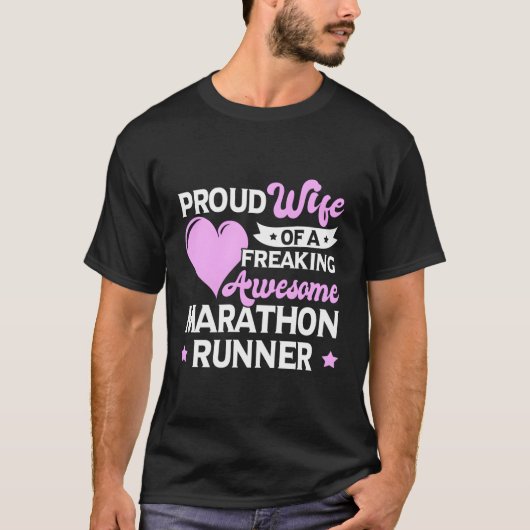 Het runnen van de looppas van de Marathon T-shirt (Voorkant)