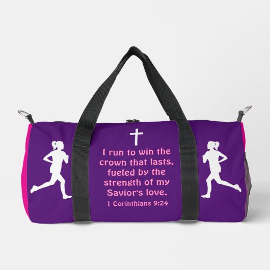 Het runnen van de Race Duffle Bag Plunjezak (Voorkant)