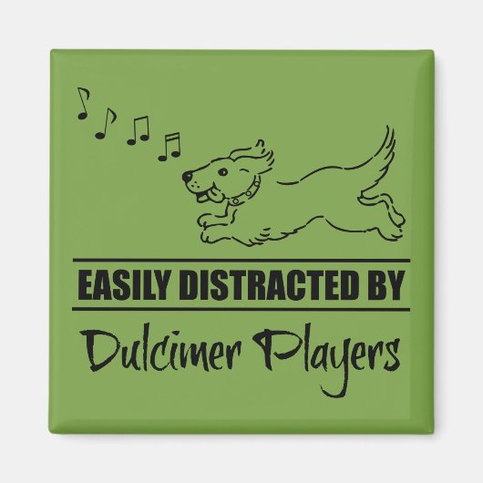 Het runnen van Dog gemakkelijk door Dulcimeerspele Magneet (Voorkant)