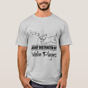 Het runnen van Dog Gemakkelijk door Violin Spelers T-shirt