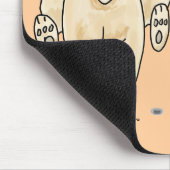 Het runnen van Greyhound Mousepad Muismat (Hoek)
