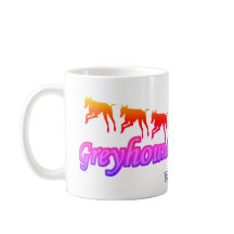 Het runnen van Greyhounds Rainbow Personalized