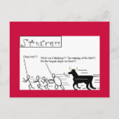 Het runnen van het Briefkaart van de Bulls.. (Voorkant)