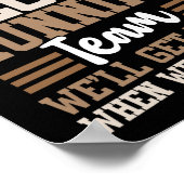 Het runnen van het groeven die team in werking ste poster (Hoek)