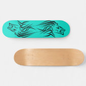 Het runnen van het Kunstbord van de Lion - de Kleu Persoonlijk Skateboard (Horizontaal)