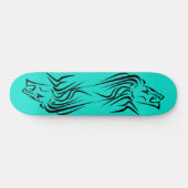 Het runnen van het Kunstbord van de Lion - de Kleu Persoonlijk Skateboard (Horizontaal)