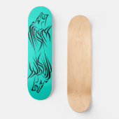 Het runnen van het Kunstbord van de Lion - de Kleu Persoonlijk Skateboard (Voorkant)