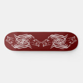 Het runnen van het Skateboard van Lions - de Kleur (Horizontaal)