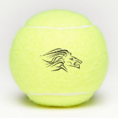 Het runnen van Lion Tennis Balls Tennisballen (Voorkant)
