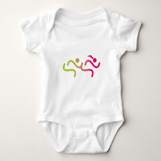 Het runnen van Meisjes Forever Romper (Voorkant)