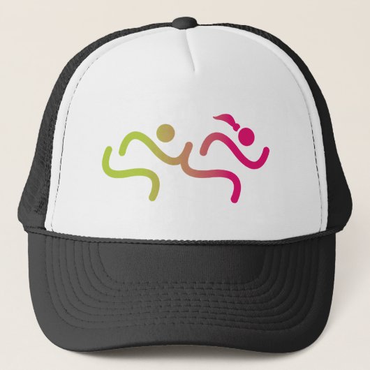 Het runnen van Meisjes Forever Trucker Pet (Voorkant)