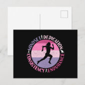 Het runnen van Mindset - het Citaat van de Duurzaa Briefkaart (Voorkant / Achterkant)