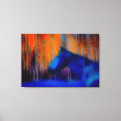 Het runnen van paarden en de moderne kunst van het canvas afdruk (Voorkant)