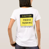 Het runnen van Shirt-Vriend Angels T-shirt (Achterkant)