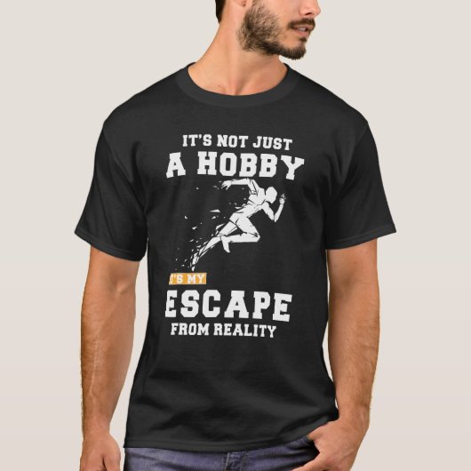 Het runnen van zijn niet alleen een hobby is mijn  t-shirt (Voorkant)