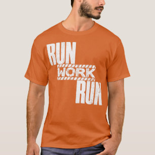 Het runner Gezegde Sports Jogger Work Run T-shirt
