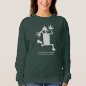 Het Running Man Petroglyph Trui (Voorkant)