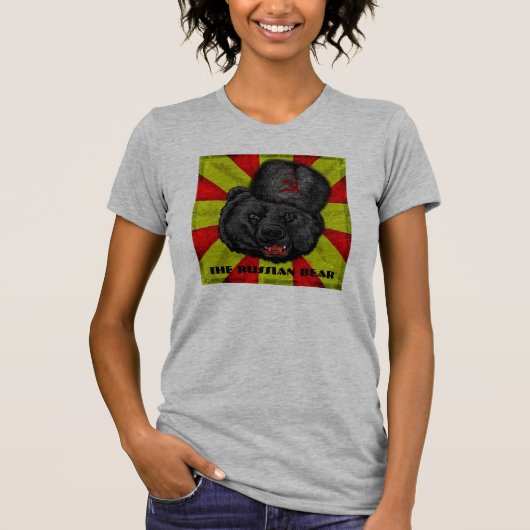 HET RUSSISCHE BEER T-SHIRT (Voorkant)
