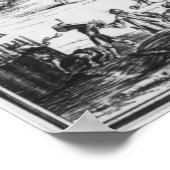 Het Russische leger bezoekt Narva in 1700 Poster (Hoek)