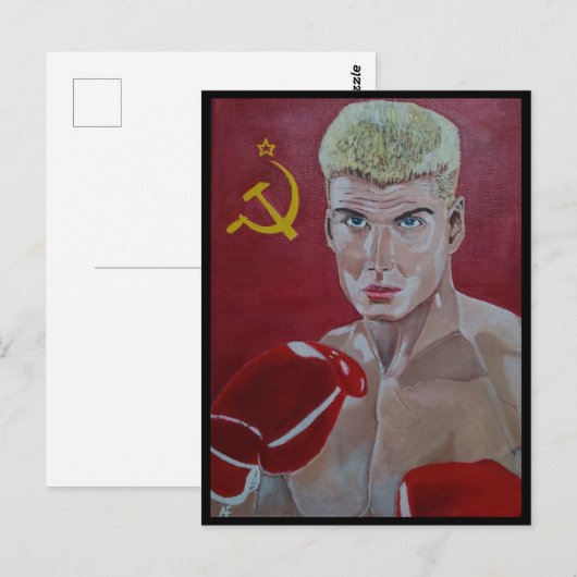 Het Russische schilderij van Alfred Fox Collectabl Briefkaart (Voorkant / Achterkant)