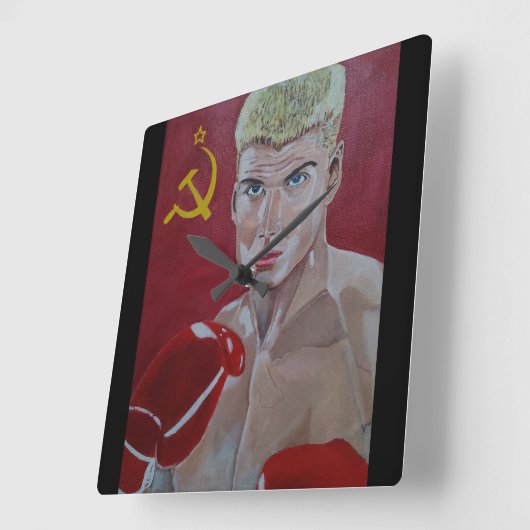 Het Russische Schilderij van Alfred Fox Vierkante Klok (Hoek)