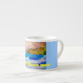 het rusteloze zee espresso kop (Voorkant rechts)