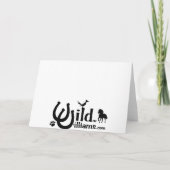 Het rusten Fawn Feestdagen Kaart (Achterkant)