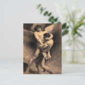 Het rusten met Angels Briefkaart (Staand voorkant)