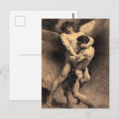 Het rusten met Angels Briefkaart (Voorkant / Achterkant)