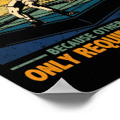 Het rusten omdat andere havens één bal vereisen poster (Hoek)