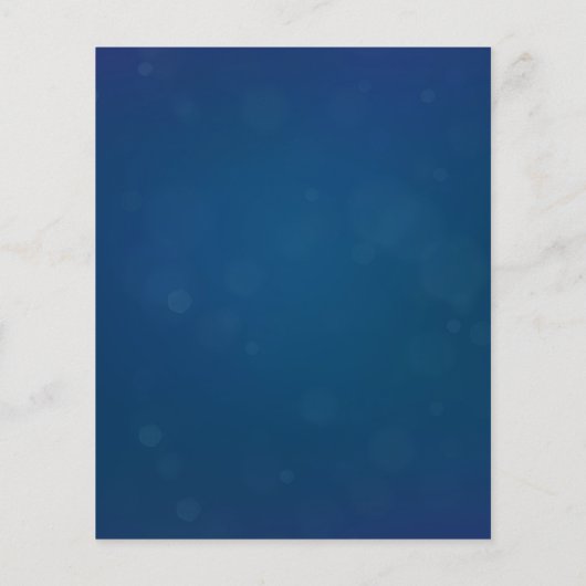 Het Rustic Blue String Lights Wedding Invite van b (Achterkant)