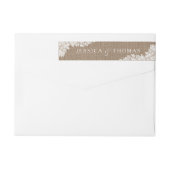 Het Rustic Burlap en het  witte Collectie (Achterkant)