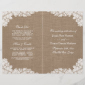 Het Rustic Burlap en het  witte Collectie (Voorkant)