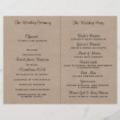 Het Rustic Kraft String Lights Wedding Collectie (Achterkant)