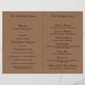 Het Rustic Kraft String Lights Wedding Collectie (Achterkant)