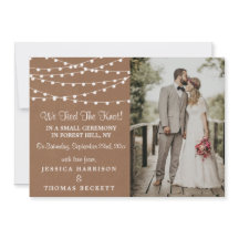 Het Rustic Kraft String Lights Wedding Collectie